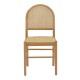 Καρέκλα Alessia pakoworld ξύλο οξιάς-rattan φυσικό 43x40x89εκ Καρέκλα Alessia pakoworld ξύλο οξιάς-rattan φυσικό 43x40x89εκ