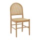Καρέκλα Alessia pakoworld ξύλο οξιάς-rattan φυσικό 43x40x89εκ Καρέκλα Alessia pakoworld ξύλο οξιάς-rattan φυσικό 43x40x89εκ