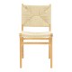 Καρέκλα Arten pakoworld σχοινί-rubberwood σε φυσική απόχρωση 60x55x85εκ Καρέκλα Arten pakoworld σχοινί-rubberwood σε φυσική απόχρωση 60x55x85εκ