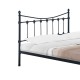 Κρεβάτι Beowulf pakoworld μαύρο μεταλλικό 150x200x102εκ Κρεβάτι Beowulf pakoworld μαύρο μεταλλικό 150x200x102εκ