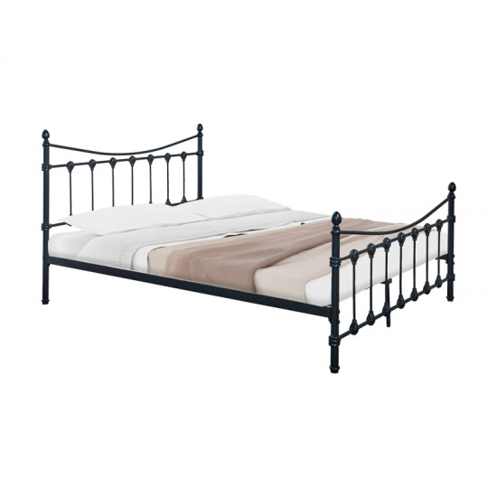 Κρεβάτι Beowulf pakoworld μαύρο μεταλλικό 150x200x102εκ Κρεβάτι Beowulf pakoworld μαύρο μεταλλικό 150x200x102εκ