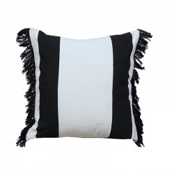 ART ET LUMIERE ΜΑΞΙΛΑΡΙ ΚΑΛΥΜΜΑ COTTON 10553 - Άσπρο-Μαύρο