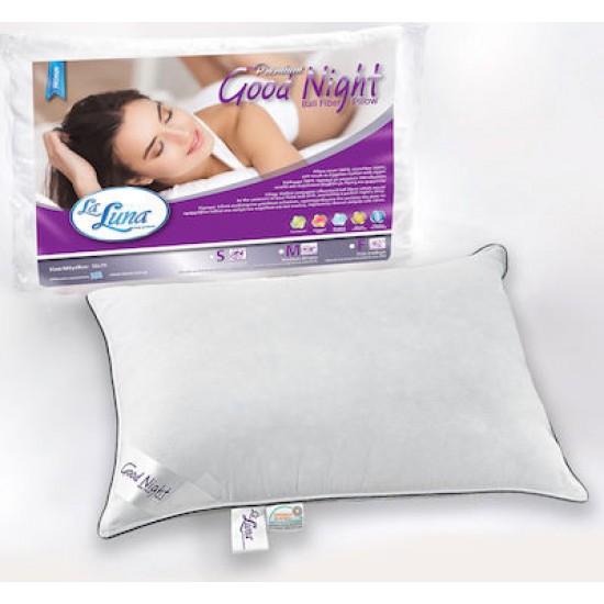 La Luna Premium Good Night Medium Μαξιλάρι Ύπνου Σιλικόνης Μέτριο 50x70cm La Luna Premium Good Night Medium Μαξιλάρι Ύπνου Σιλικόνης Μέτριο 50x70cm